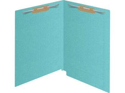 Medical Arts Press Kardex Match Reinforced End Tab File Folder, Straight Cut, Letter Size, Light Blue, 50/Box (S-09484-LBL)