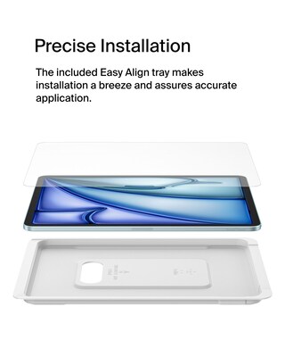 Belkin ScreenForce TemperedGlass Scratch-Resistant Screen Protector for iPad Air M2 11" (OVI007fq)