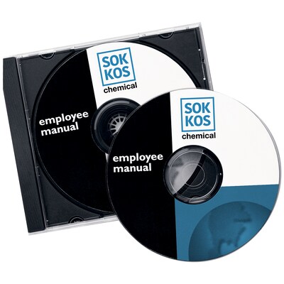 Avery Printable CD Labels, Removable, Laser/Inkjet, Matte White, 50 CD Labels & 100 Spine Labels/Pack (5931)
