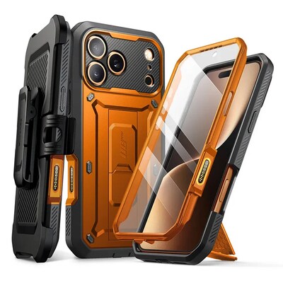 SUPCASE Unicorn Beetle Pro Case for iPhone 17 Pro, Shock Absorbing, Coral (SUP-iPhone2025Pro-UBPro-SP-Coral)