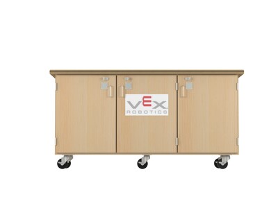 Diversified Woodcrafts Command VEX Robotics Workbench, 72" x 28", Light Hardwood (VXR-7228M