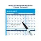 2024 AT-A-GLANCE 48" x 32" Yearly Wet-Erase Wall Calendar, Reversible, Blue (PM300-28-24)