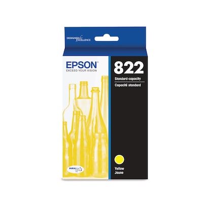 Epson T822 Yellow Standard Yield Ink Cartridge (T822420-S)