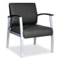 Alera metaLounge Series Polyurethane Guest Chair, Black (ALEML2319)