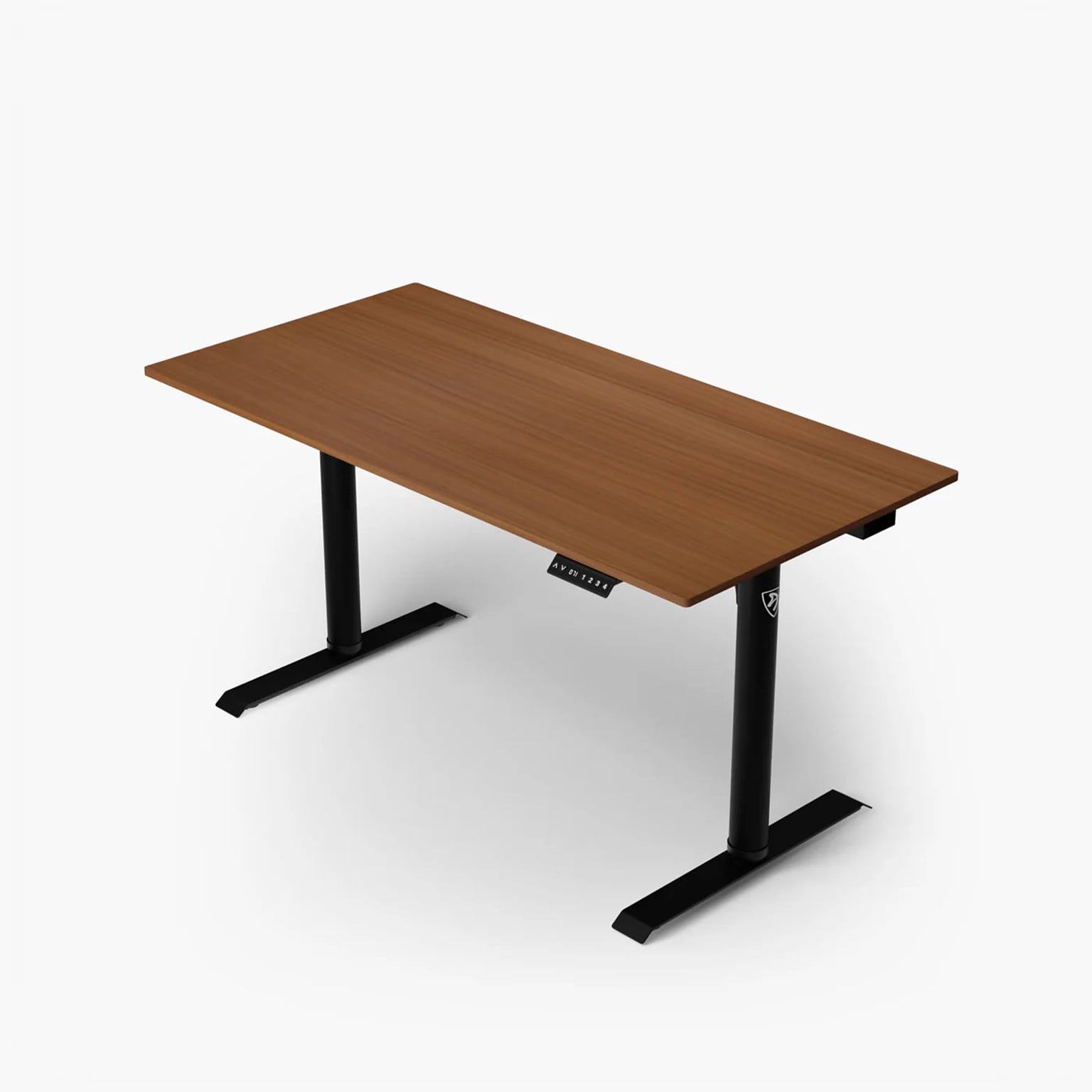 Arozzi Arena Nordico 55W Electric Adjustable Standing Desk, Walnut (ARENANRDBKWLN)
