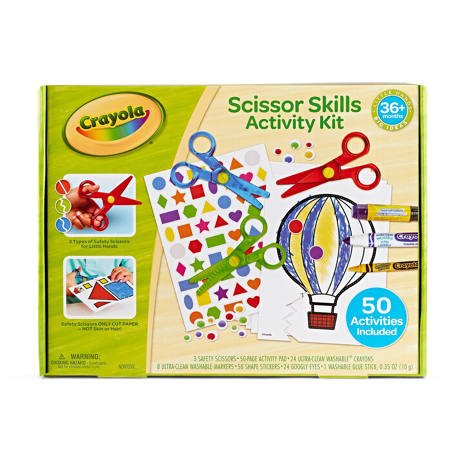 Crayola Scissor Skills Activity Kit, 168/Set (BIN811519)