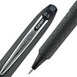 uniball Roller Grip Pen, Micro Point, 0.5mm, Black Ink, 12/Pack (60704)