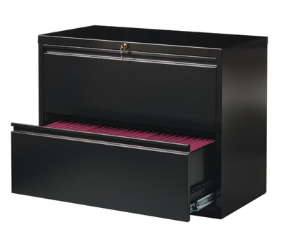 Lorell Lateral Files, Black