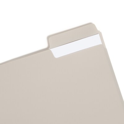 Smead SuperTab File Folder, 1/3-Cut Tab, Letter Size, Assorted Colors, 20/Pack (10521)