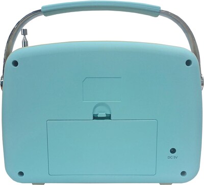 Supersonic Retro Portable Bluetooth Speaker, Blue, (SC-1201BT-BLU)