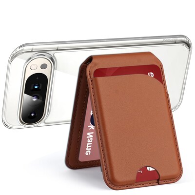 SaharaCase Venture MagSafe Phone Case for Google Pixel 9 Pro XL, Shock Absorbing, Clear/ Desert Brown (CP00614)