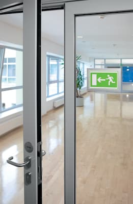 Durable Duraframe Sign Holder, 5" x 8", Wall Mounted, Gray/Silver, 2/Pack (491323)
