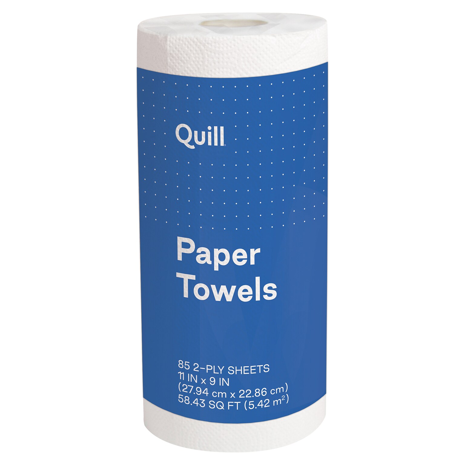 Quill Brand® Kitchen Paper Towels, 2-Ply, 85 Sheets/Roll, 30 Rolls/Carton (7HH290)
