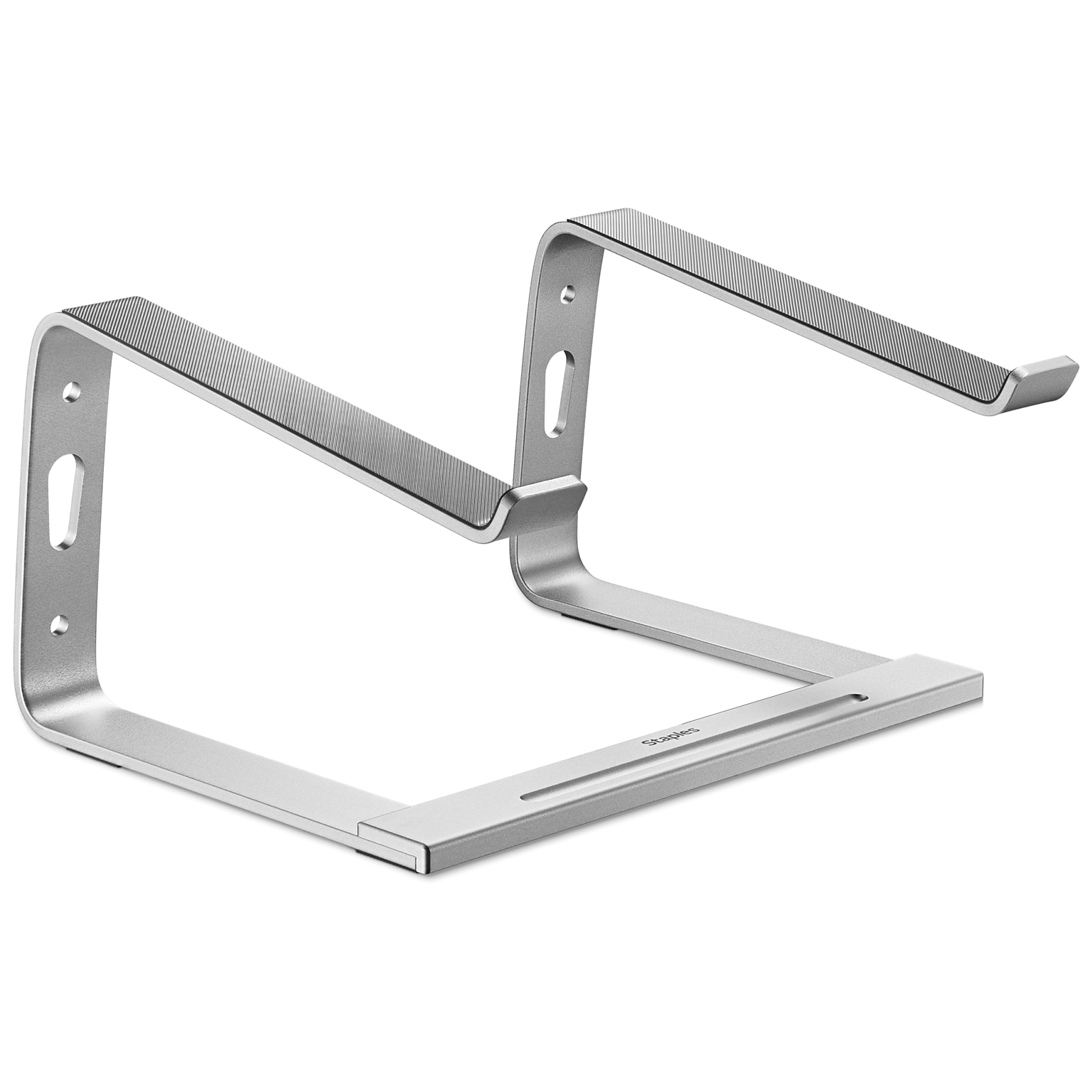 Staples TECH 11.2 x 10.2 Aluminum Laptop Stand, Silver (ST62653)