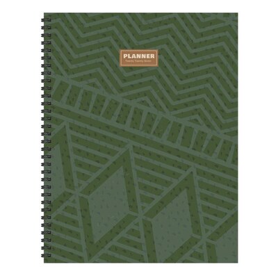 2027 TF Publishing Weatherwood Wool 9 x 11  Weekly & Monthly Standard Planner, Paperboard Cover, Multicolored (27-9704)