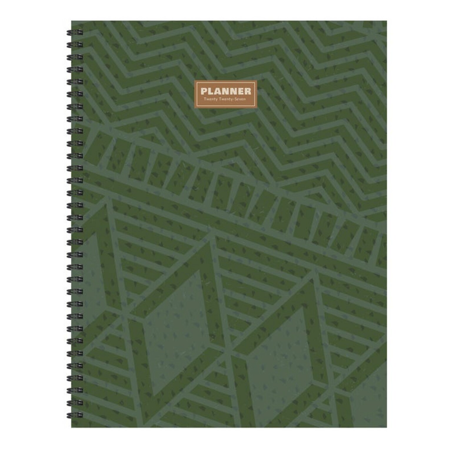 2027 TF Publishing Weatherwood Wool 9 x 11  Weekly & Monthly Standard Planner, Paperboard Cover, Multicolored (27-9704)