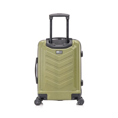 US Army FOX 20" Hardside Carry-On Suitcase, 4-Wheeled Spinner, TSA Checkpoint Friendly, Olive Drab (USLFOX00S-GRN)