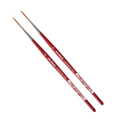 da Vinci COSMOTOP-SPIN Mixed Media Synthetic Bristle, Rigger Brushes, 2/Pack (DVXVA12804-2)