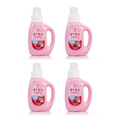 Arau Baby Liquid Laundry Detergent, Unscented, 27 oz. (AFG-4005-CASE)