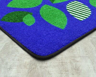 Joy Carpets Shady Grove Nylon 54 x 78 Machine Tufted Rug, Multicolored (1942C-01)