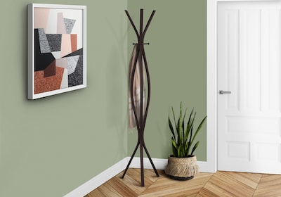 Monarch Specialties Inc. Coat Tree, Espresso, Metal (I 2016)