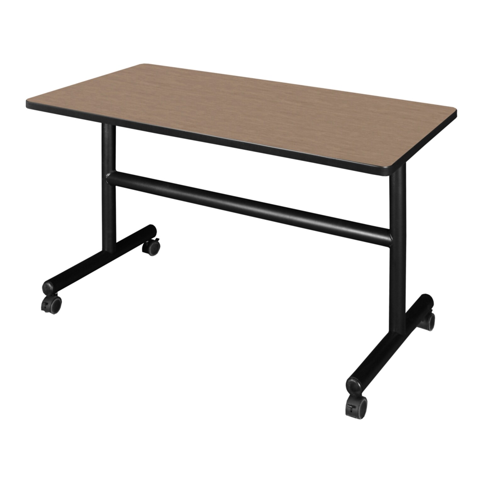 Regency Kobe Flip-Top Training Nesting Table, 48 x 30, Noble Oak (MKFT4830NO)