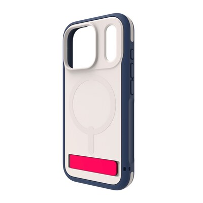 ZAGG Sedona Snap KS MagSafe Phone Case for iPhone 17 Pro, Shock Absorbing, Red Light/Blue (702319138)