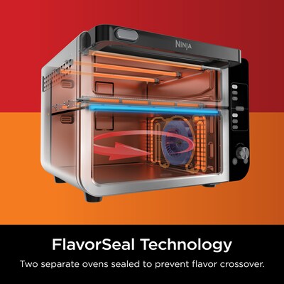 Ninja Double Oven Toaster Oven, Black (DCT401)