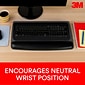 3M Gel Wrist Rest with Platform for Keyboard, Non-Skid Base, Gray (WR420LE)