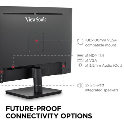ViewSonic 32" 75Hz LED Monitor, Black (VA3209M)