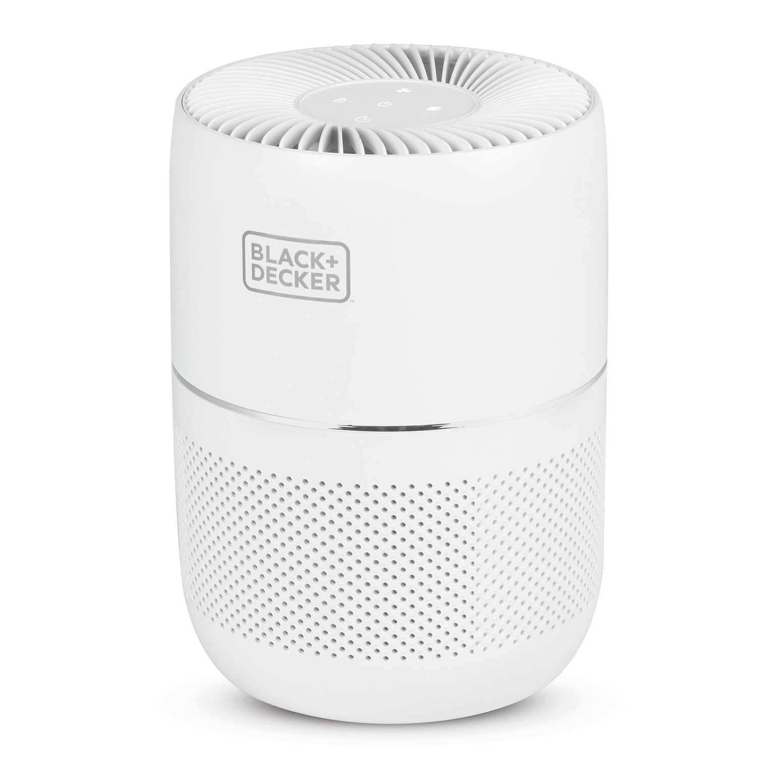 Black & Decker HEPA Tabletop Air Purifier, 3-Speed, White (BAPT01)