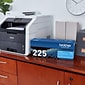 Brother TN-225 Cyan High Yield Toner Cartridge, Print Up to 2,200 Pages (TN225C)