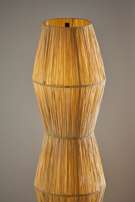 Adesso Renata 65.5"H Floor Lamp with Paper Raffia Shade (4107-12)