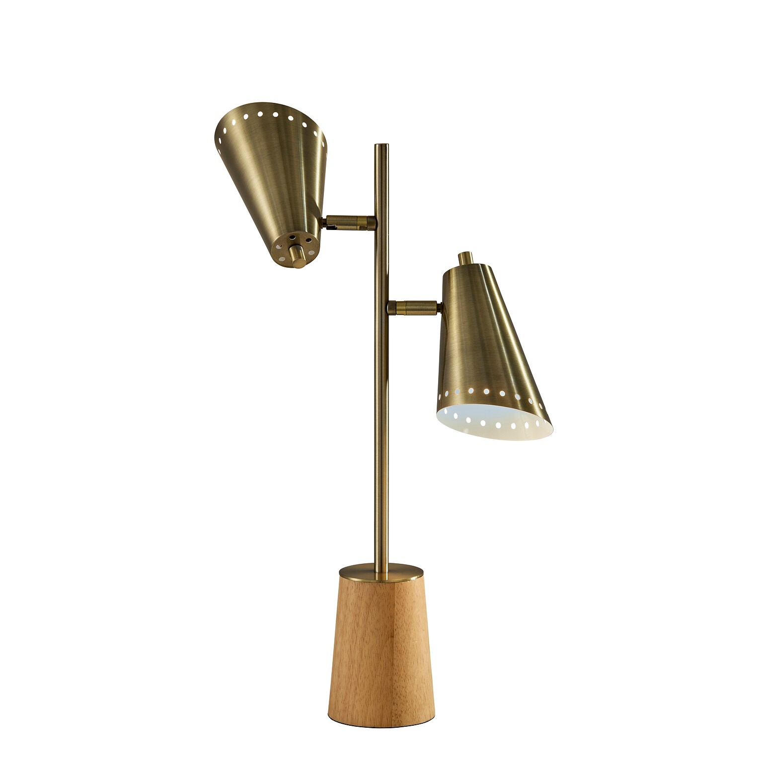 Adesso Josephine Desk Lamp, Antique Brass (9410-21)
