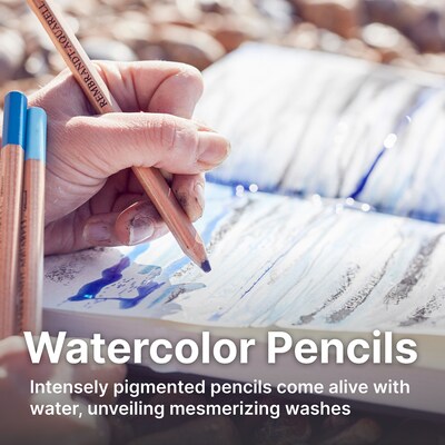 Lyra Rembrandt Aquarell Watercolor Pencil Set Tin, Assorted Colors, 24/Pack (LYXL2011240)