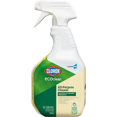 CloroxPro Clorox EcoClean All Purpose Cleaner Degreaser Spray Bottle, 32 fl. oz. (60276)