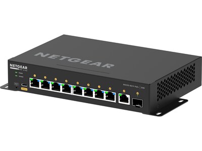 Netgear AV Line 9-Port Gigabit Ethernet Managed Switch, Black (GSM4210PD-100NAS)