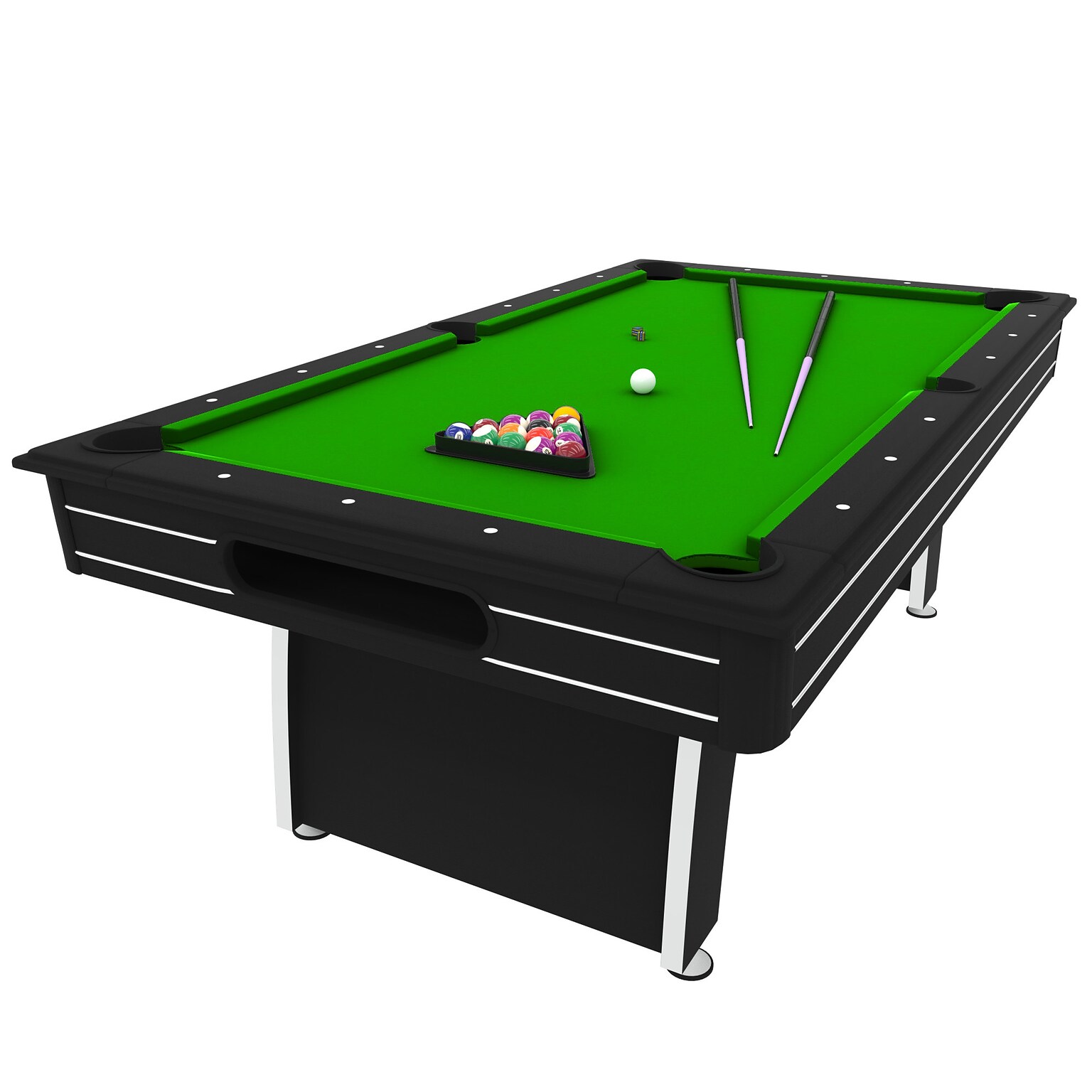Fat Cat Tucson 7 Pool Table with Ball Return, Green (64-0151)
