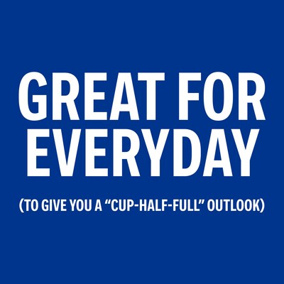 Perk™ Plastic Cold Cup, 16 Oz., Blue, 500/Carton (PK45561CT)