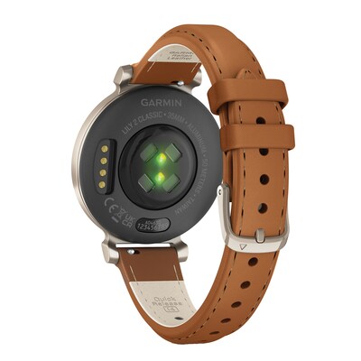 Garmin Lily 2 Smartwatch, GPS, 35.4mm, Leather Band (010-02839-02)