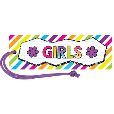 Teacher Created Resources Brights 4Ever Magnetic Girls Pass, Pack of 6 (TCR77062-6)