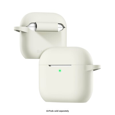 SaharaCase Venture Series Case for Apple Airpods 4, Cloud White (HP00171)