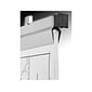AdirOffice Hanging Blueprint Clamp Holder, 36", Silver Aluminum, 12/Pack (ADI6046-2)