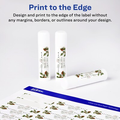 Avery Laser/Inkjet Rectangle Waterproof Multipurpose Labels, 1.75"  x 0.6667", White, 4400/Box (94209)