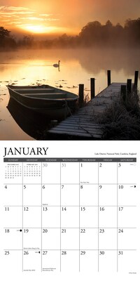 2026 Willow Creek Sunrise, Sunset 12" x 12" Monthly Wall Calendar (52914X)