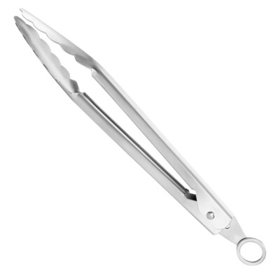 Martha Stewart Easy-Lock Tongs, Silver (935117593M)