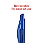 Staples® Sonix® Retractable Gel Pens, Medium Point, 0.7mm, Blue, 12/Pack (13563-CC)