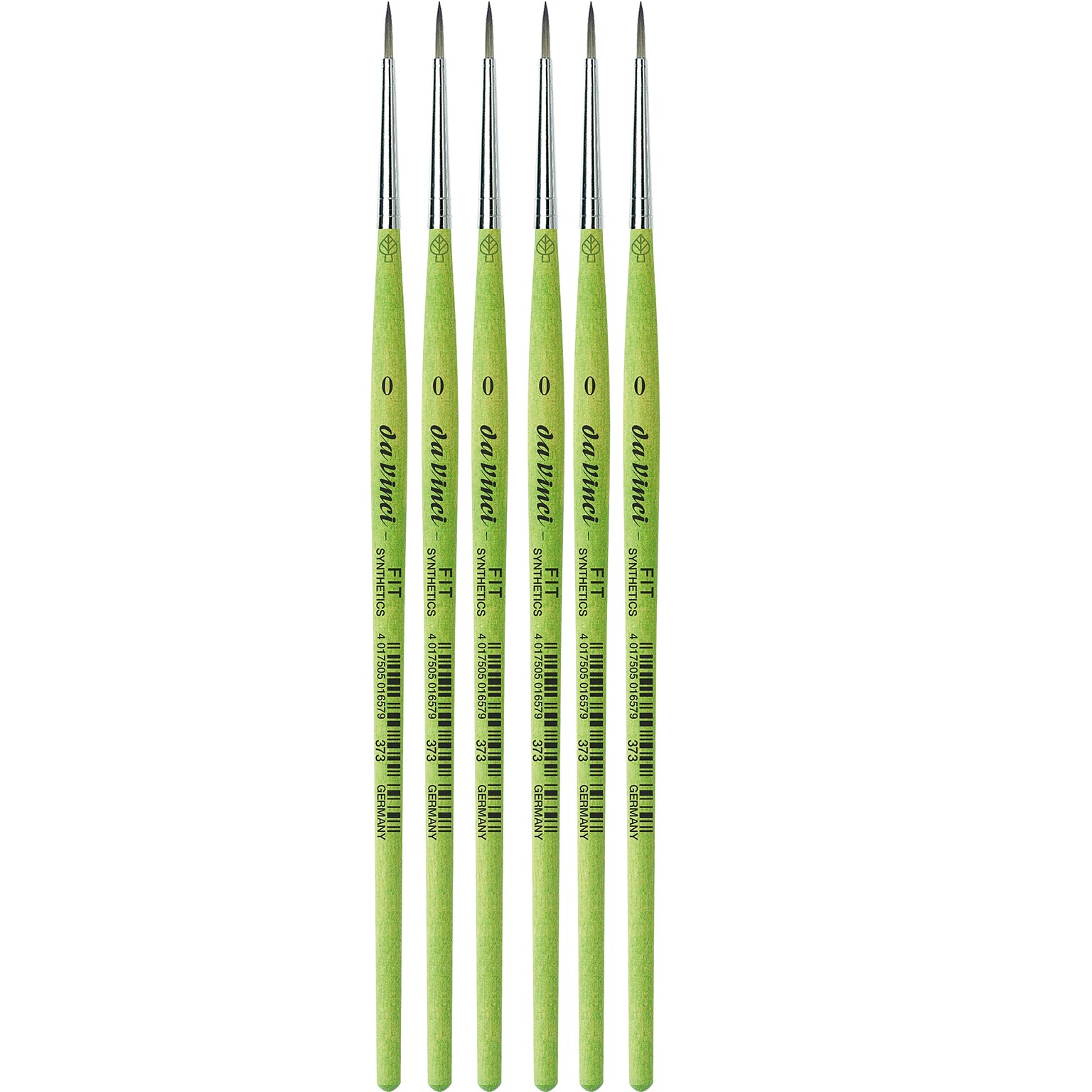 da Vinci FIT Synthetics Acrylic & Tempera Student Round Brush, 6 /Pack (DVXVA3730-6)