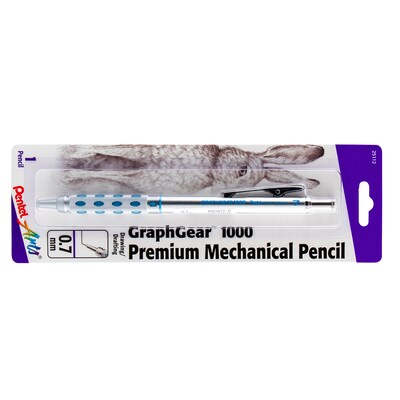 Pentel GraphGear 1000 Mechanical Pencil, 0.7mm, #2 Hard Lead (PTAPG1017CPABP)