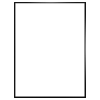 Excello Global Products 18 x 24 Plastic Poster Frame, Black  (SPLS-PPFRM-1824)